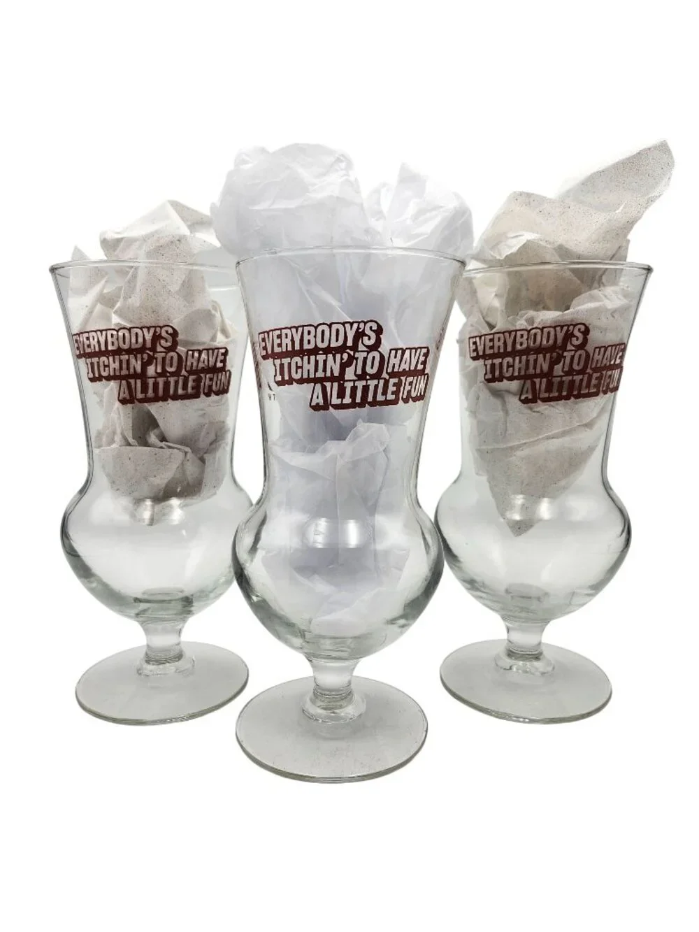 Ole Red Nashville TN Hurricane Bar Glass Cocktail Blake Shelton Barware 3 Pc Lot